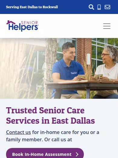 Senior Helpers website