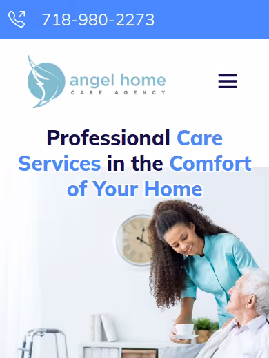 Angel Home Care Agency Inc. website