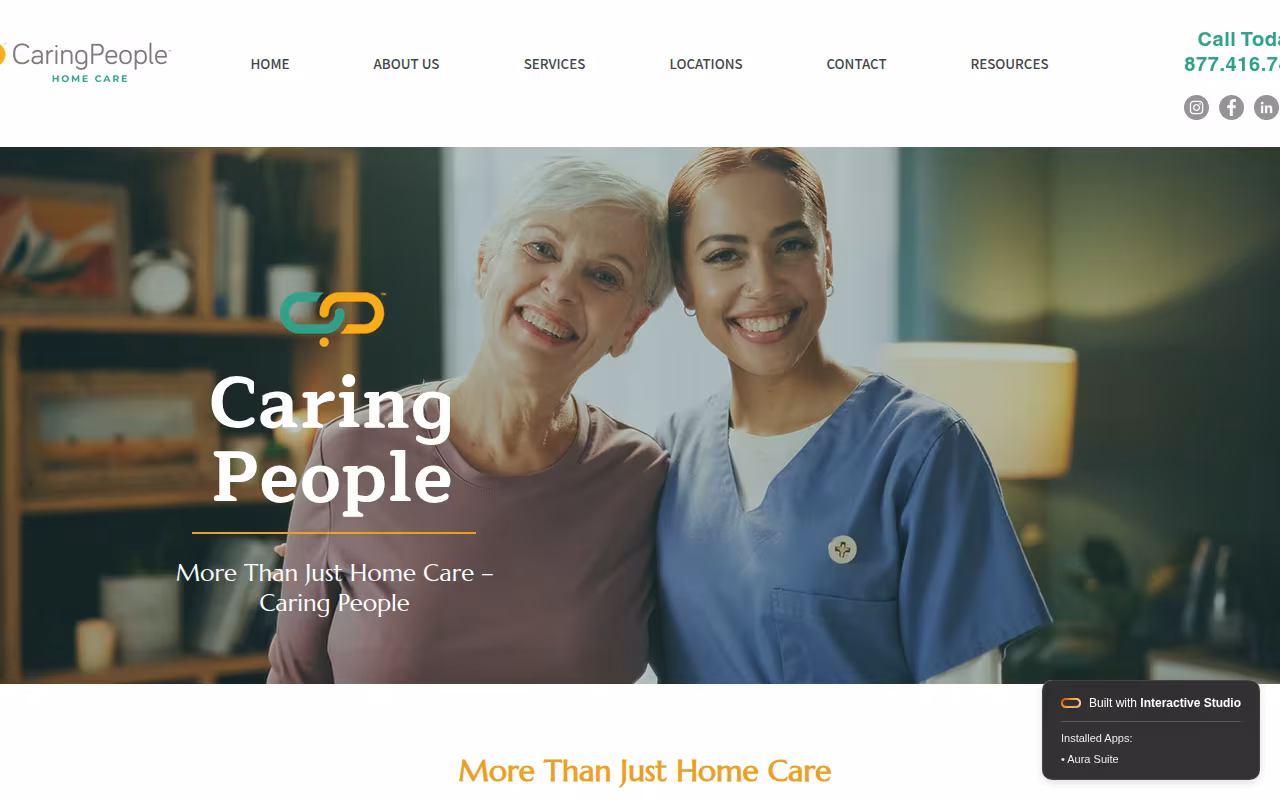 Caring People website