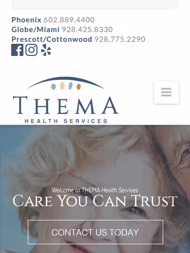 THEMA Health Services website
