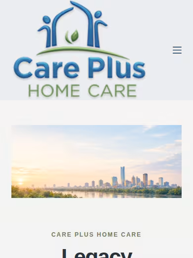 Care Plus Home Care website