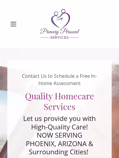 Primary Personal Services LLC website