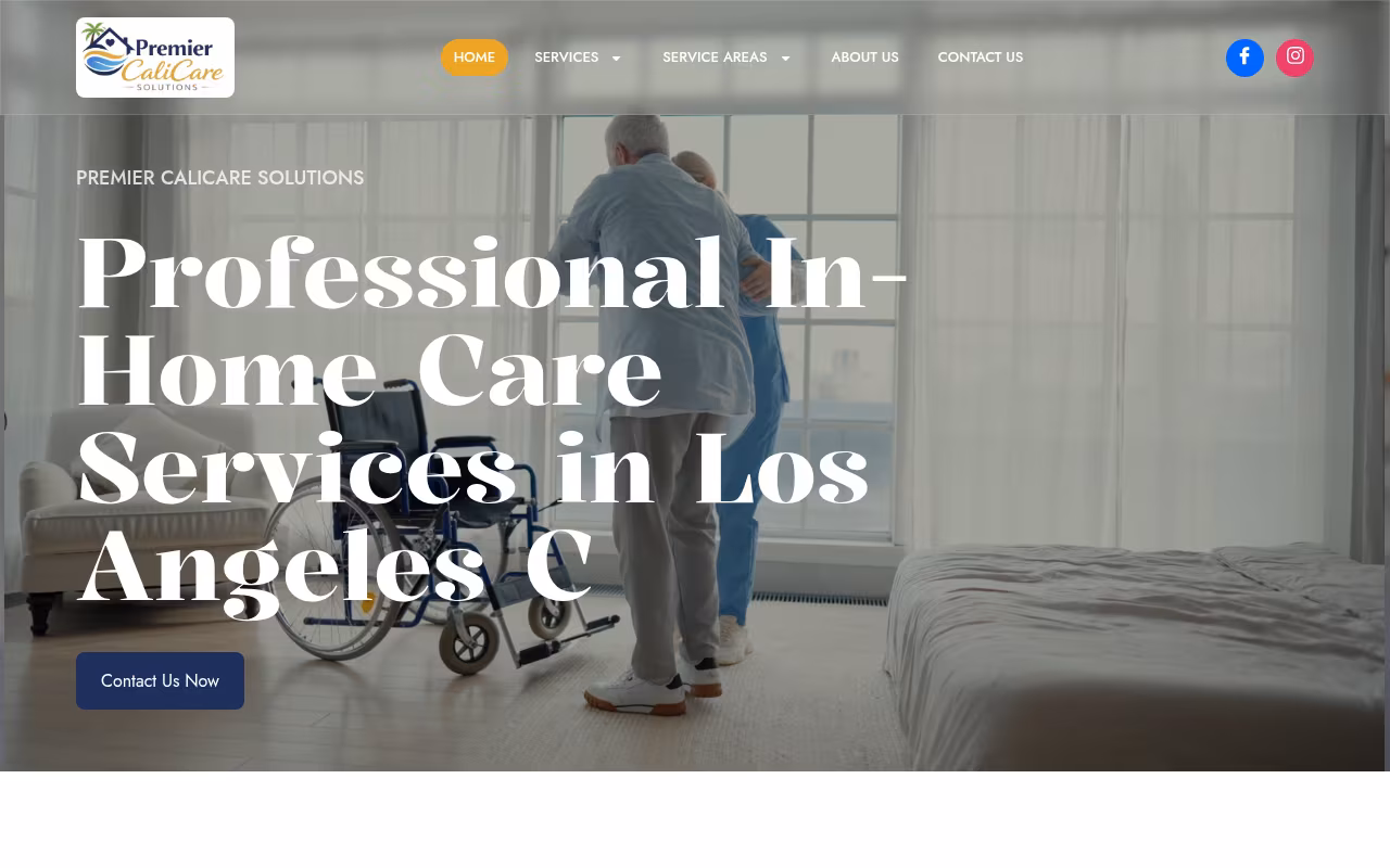 Premier CaliCare Solutions website