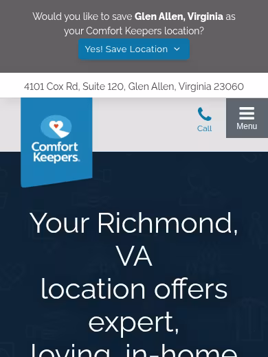 Comfort Keepers website