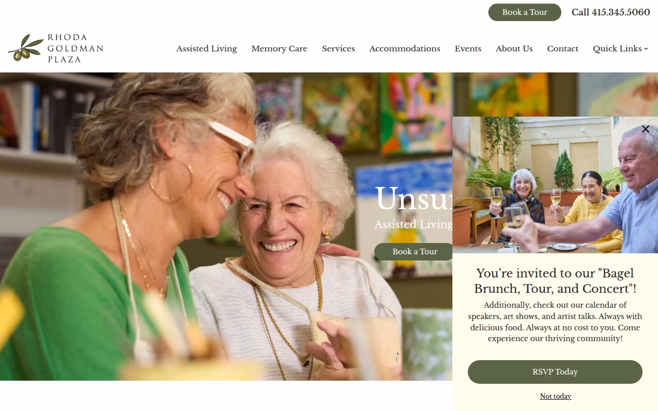 Rhoda Goldman Plaza website
