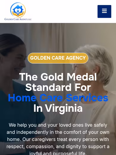 Golden Care Agency, LLC website