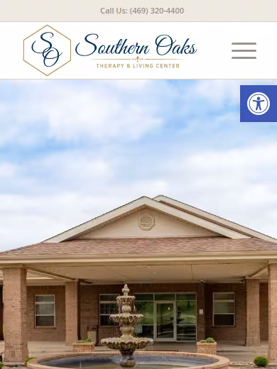 Southern Oaks Therapy and Living Center website