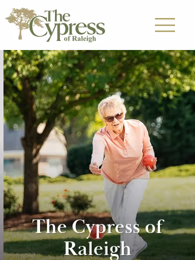 The Cypress of Raleigh website