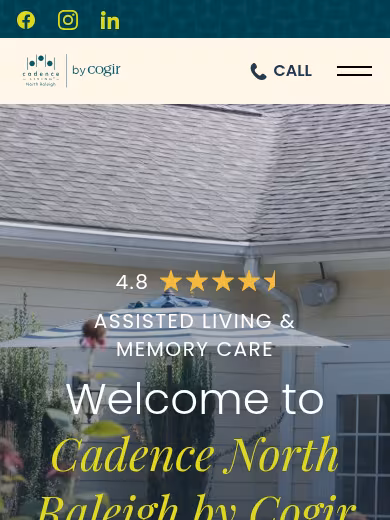 Cadence North Raleigh website