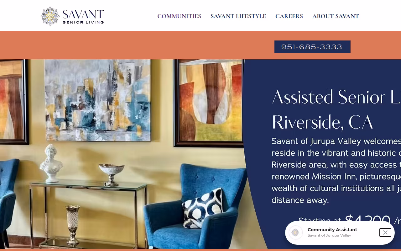 Savant of Jurupa Valley website