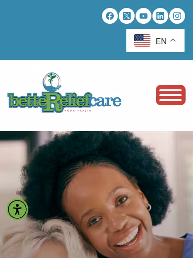 BetteRelief Care website