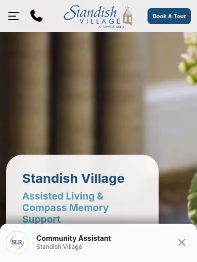 Standish Village Assisted Living & Compass Memory Support Community website