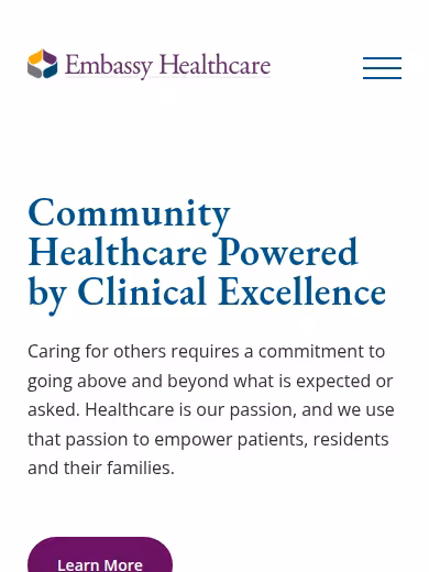 Embassy Healthcare website