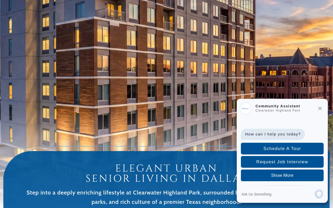 Clearwater Highland Park website