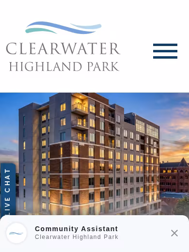 Clearwater Highland Park website