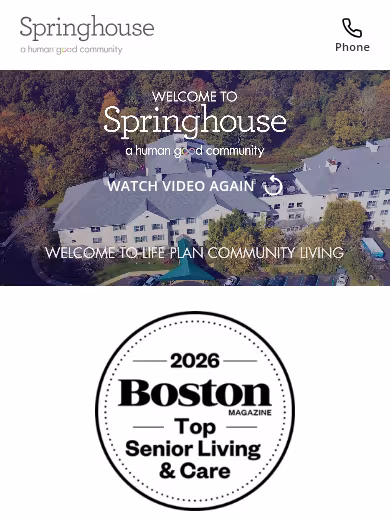 Springhouse Senior Living website
