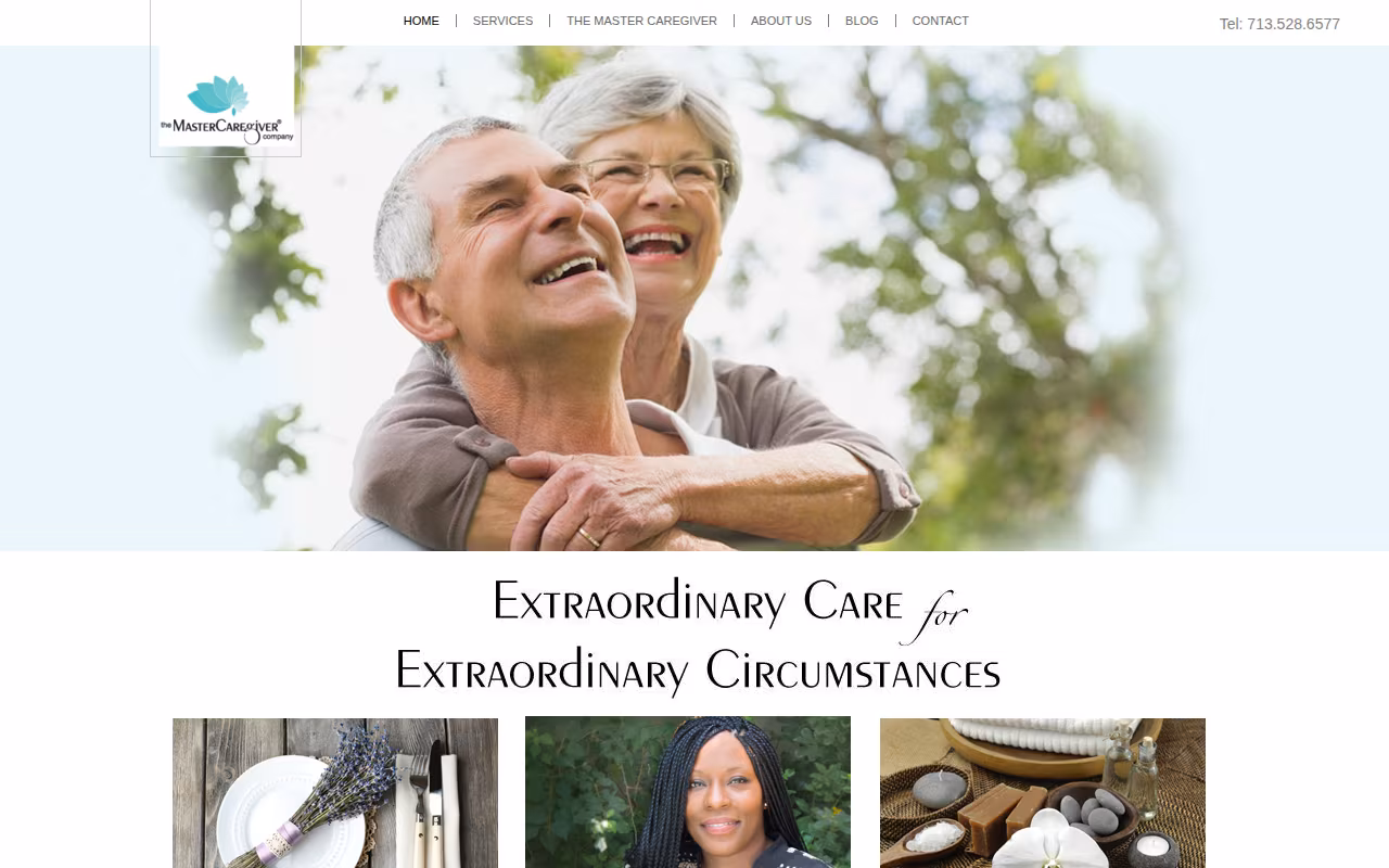 The Master Caregiver Company, LLC website