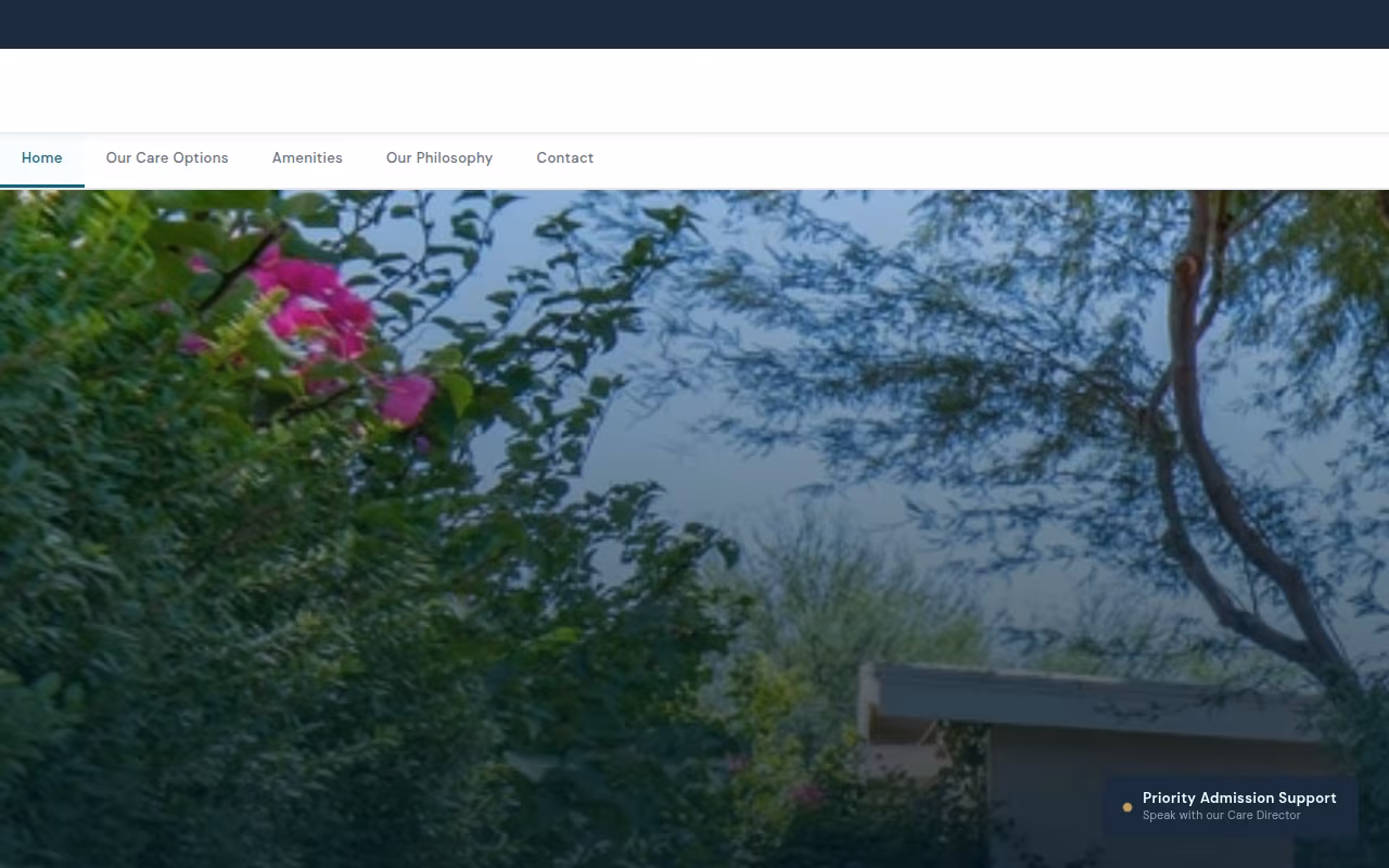 First Choice Assisted Living and Memory Care website