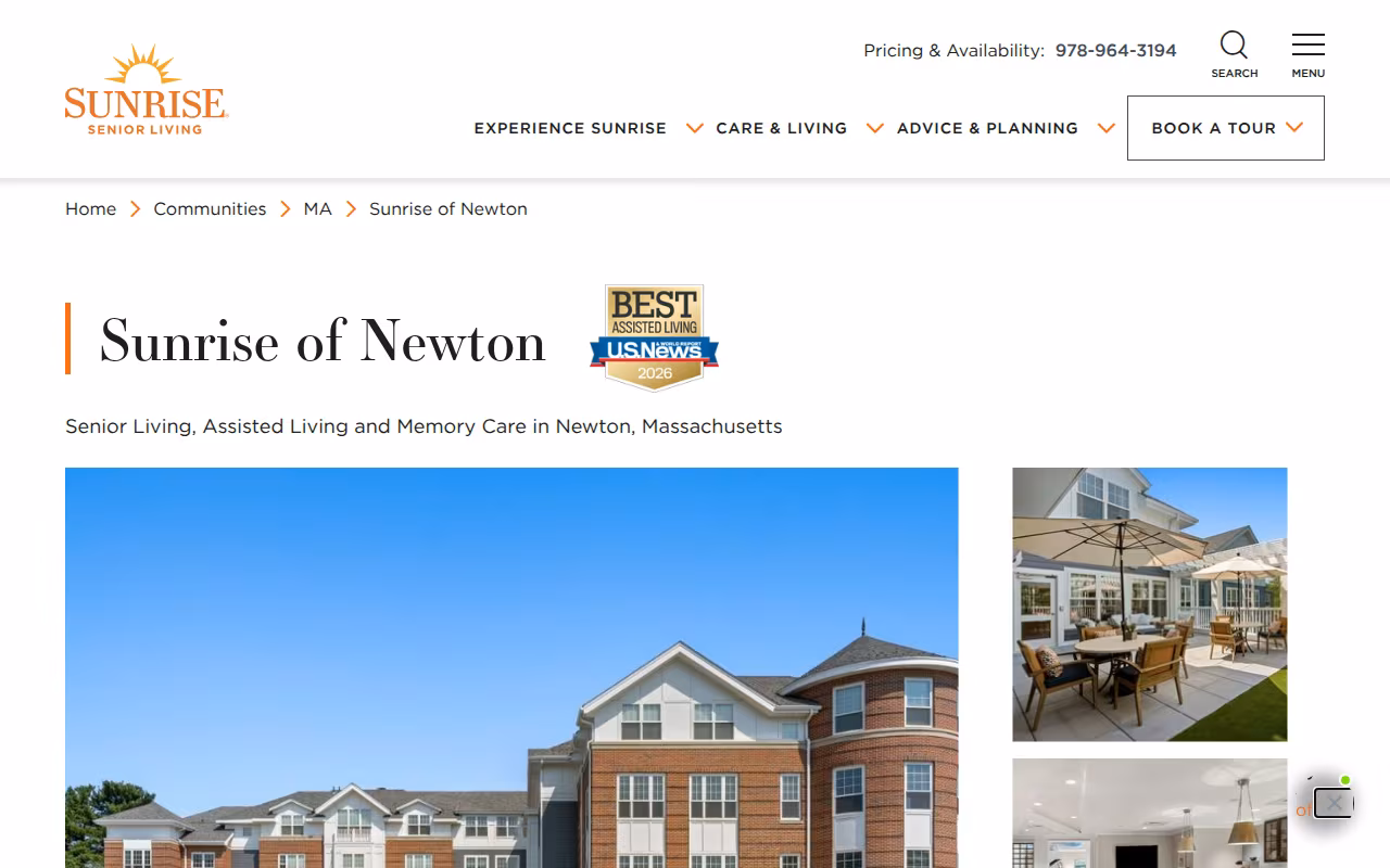 Sunrise of Newton website
