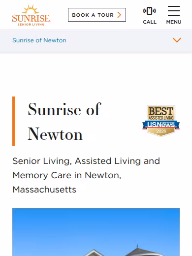 Sunrise of Newton website
