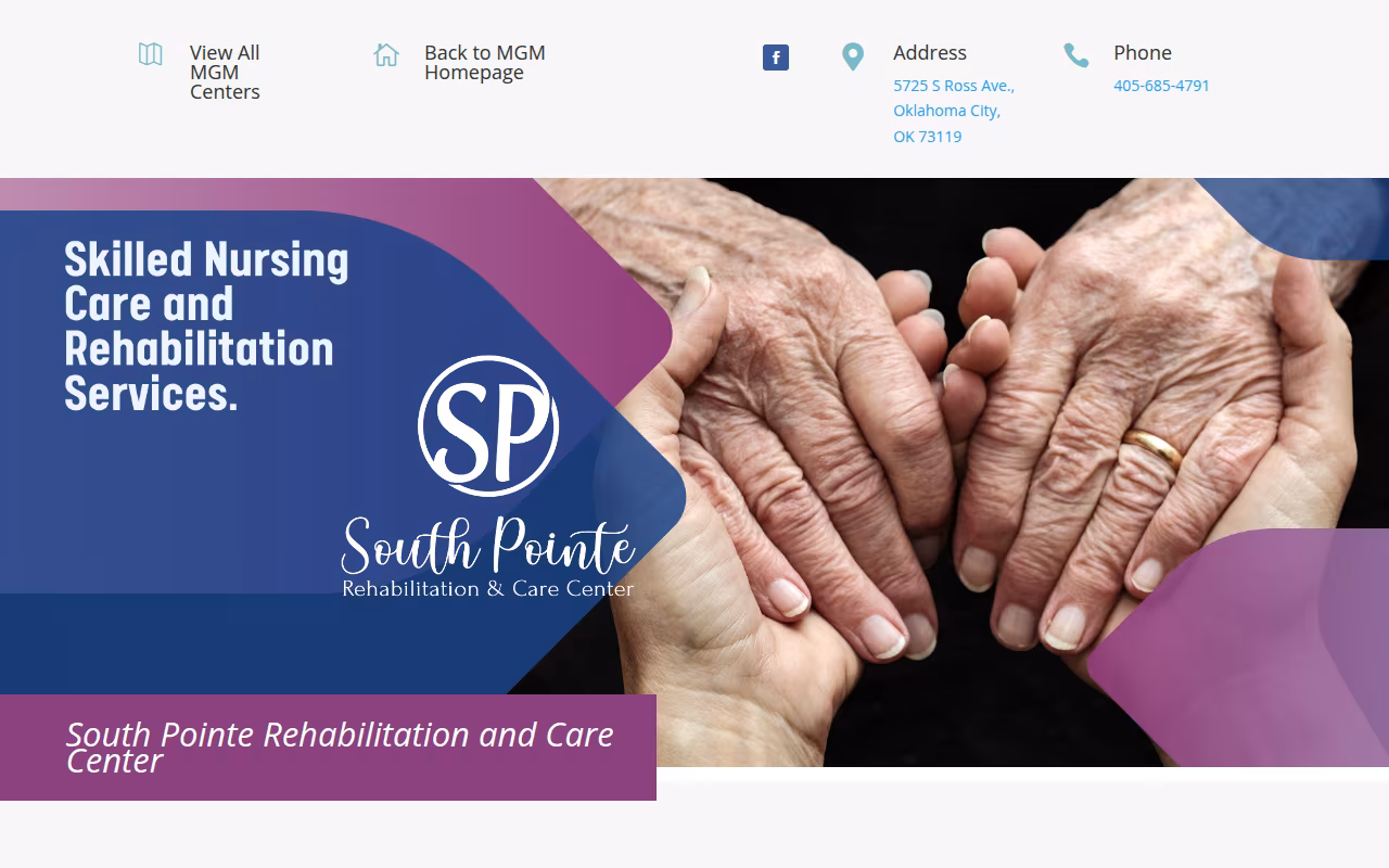 South Pointe Rehabilitation and Care Center website