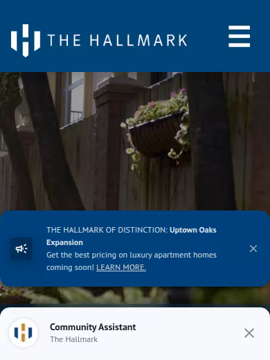 The Hallmark website