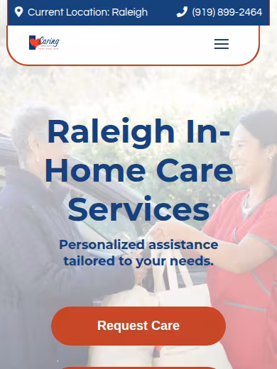 Caring Senior Service website