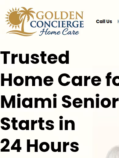 Golden Concierge Home Care website