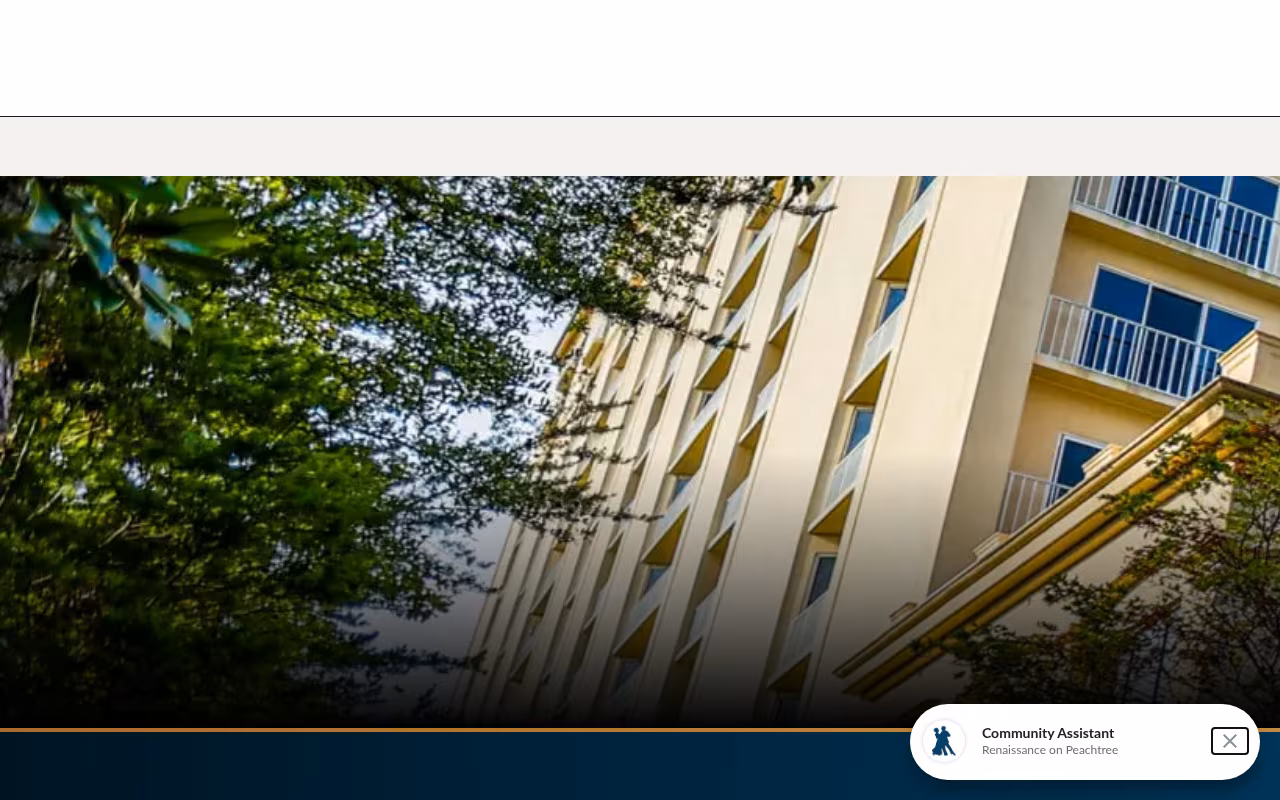 Renaissance on Peachtree website