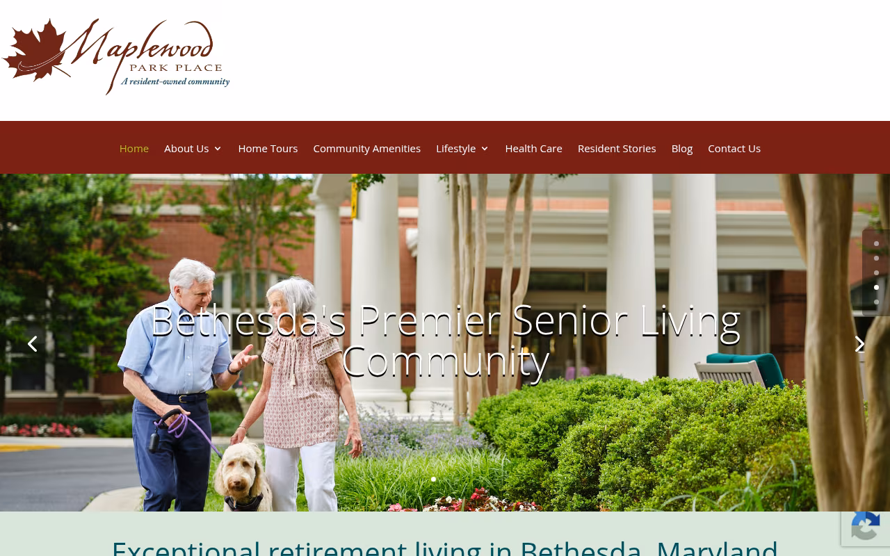 Maplewood Park Place website