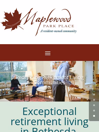 Maplewood Park Place website