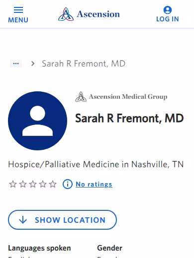 Sarah R. Fremont, MD website