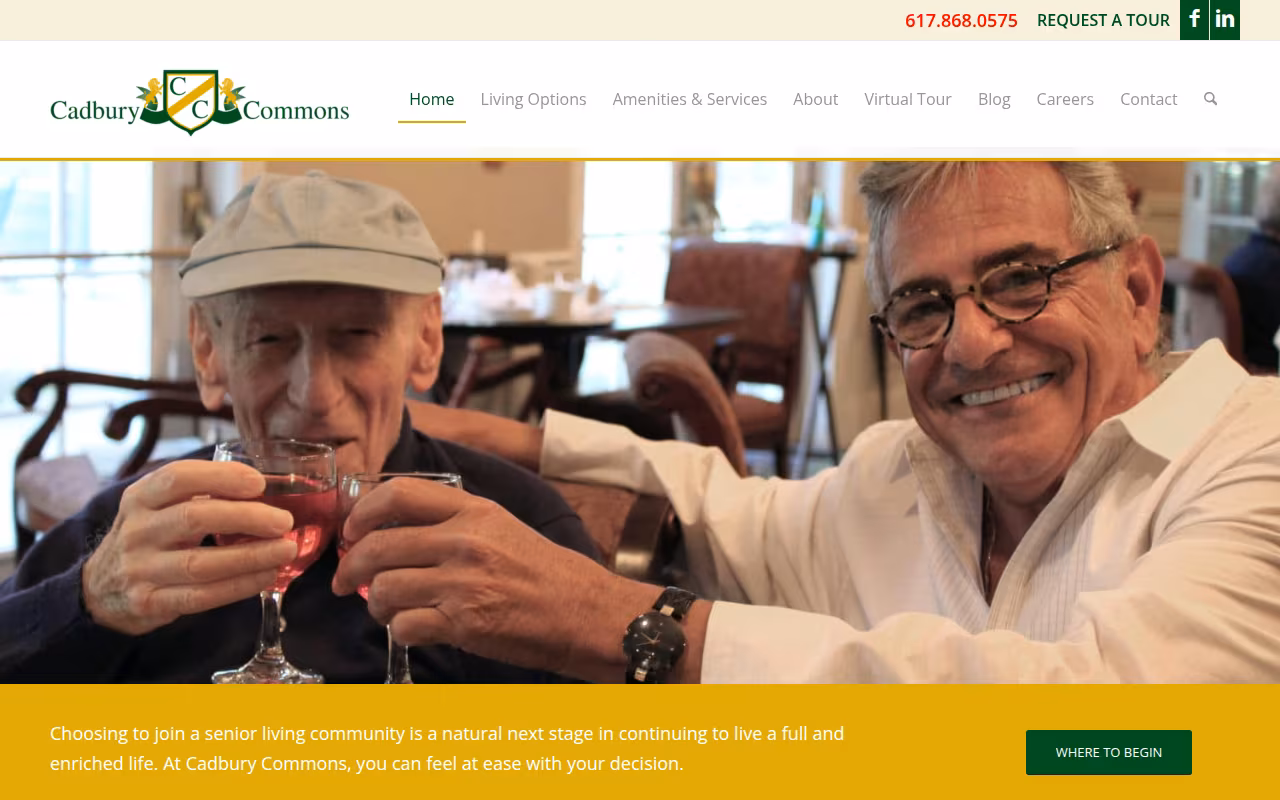 Cadbury Commons website