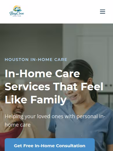 BayCove Home Care website