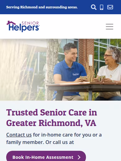 Senior Helpers website
