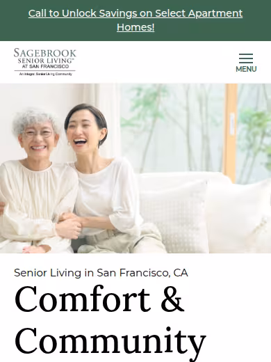 Sagebrook Senior Living website