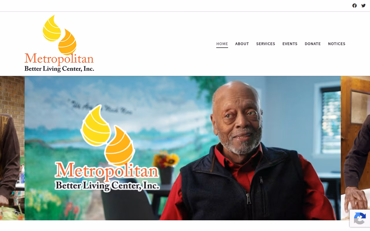 Metropolitan Better Living Center website