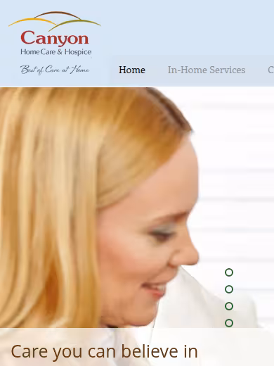 Canyon Home Care & Hospice SLC/Murray website