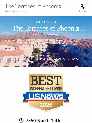 The Terraces of Phoenix website