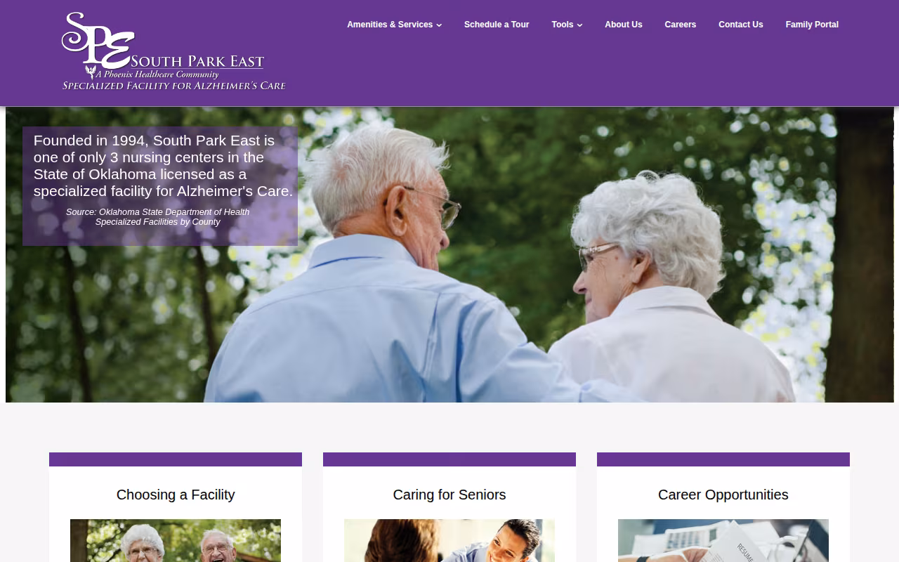 South Park East website