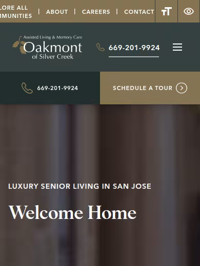 Oakmont of Silver Creek website