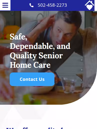 Carebuilders at Home Louisville website