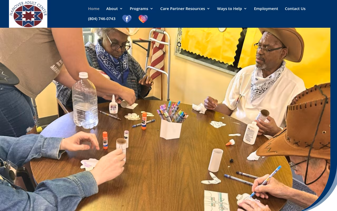 Hanover Adult Center Inc. website