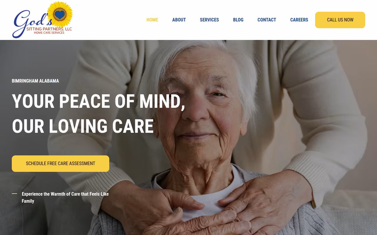 God's Sitting Partners website