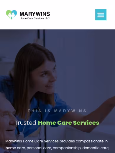 Marywins Home Care Services LLC website