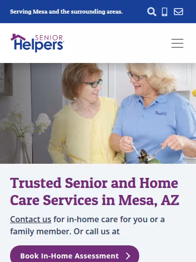 Senior Helpers website