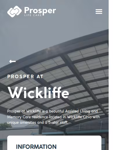 Prosper at Wickliffe website