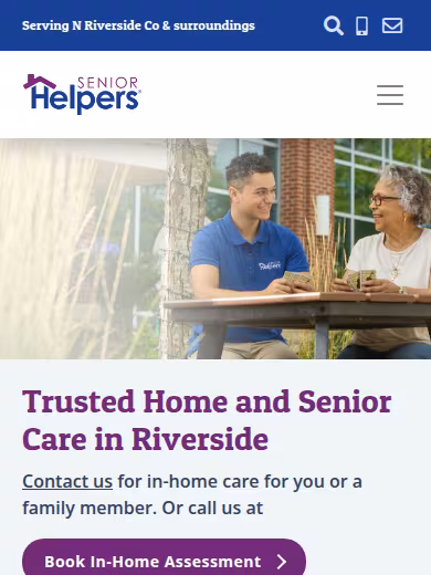 Senior Helpers website