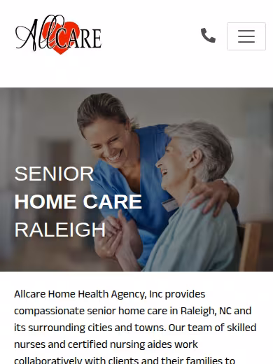 Allcare Home Health Agency, Inc website