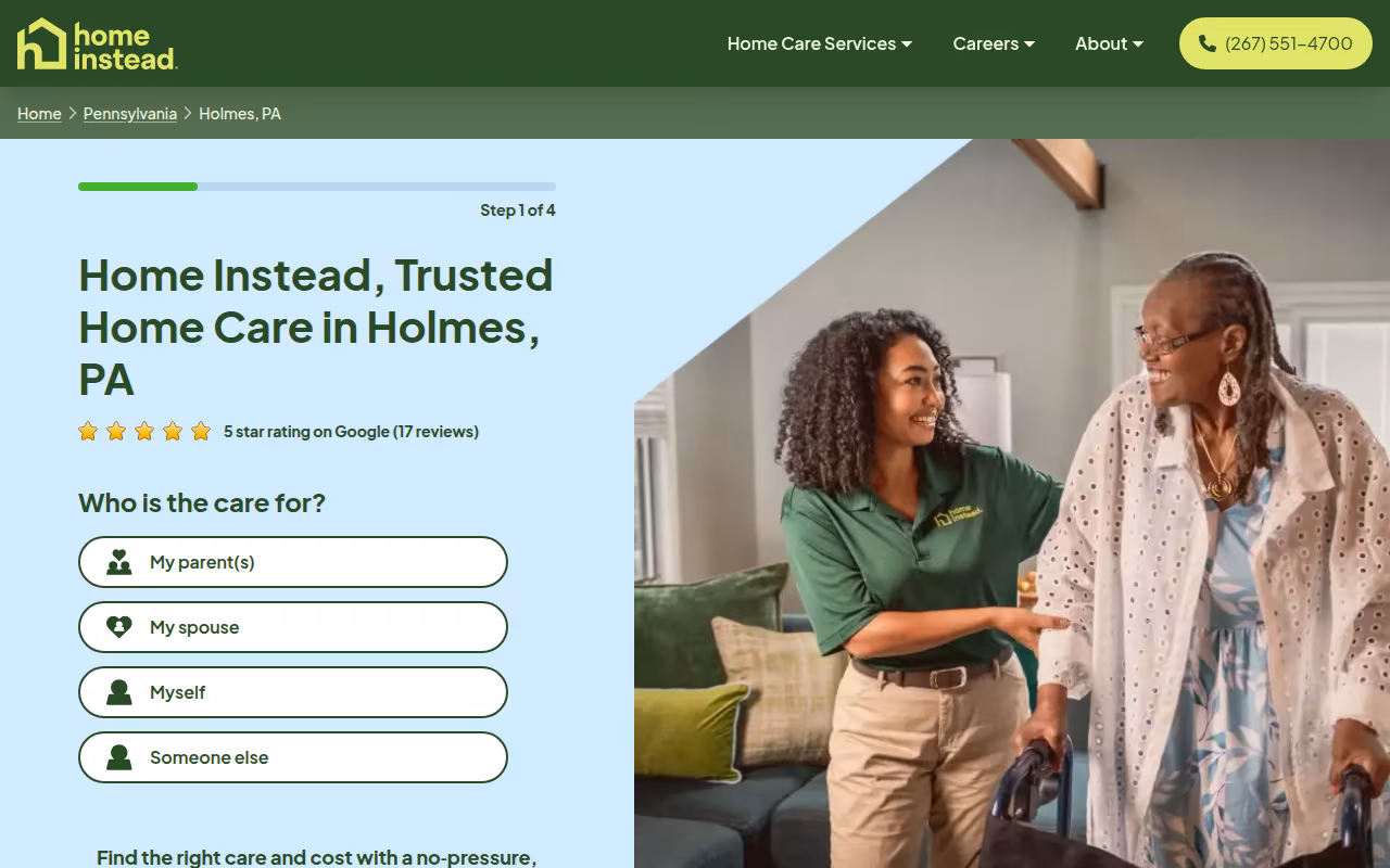 Home Instead website